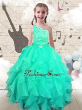 Modest Ball Gown One Shoulder  Mini Quinceanera Dresses with Beading  FA6GL18MTFOR