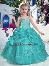 Most Popular Straps Mini Quinceanera Dresses with Beading and Bubles PAG271FOR