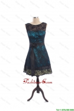 2016 Fall A Line Bateau Lace Prom Dresses with Sashes DBEES154FOR