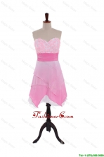 2016 Spring Empire Sweetheart Prom Dresses with Hand Made Flowers DBEES079FOR