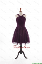 Cheap Straps Short Prom Dresses with Ruching for 2016 DBEES181FOR