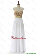 Empire Sweetheart Custom Made Prom Dresses with Beading and Sequins DBEES054FOR